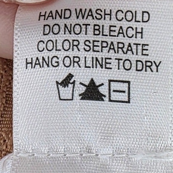 KIRIOUS LA Womens Size L Dainty Brown Long Sleeve Cropped Top Babydoll Coquette - Picture 7 of 13